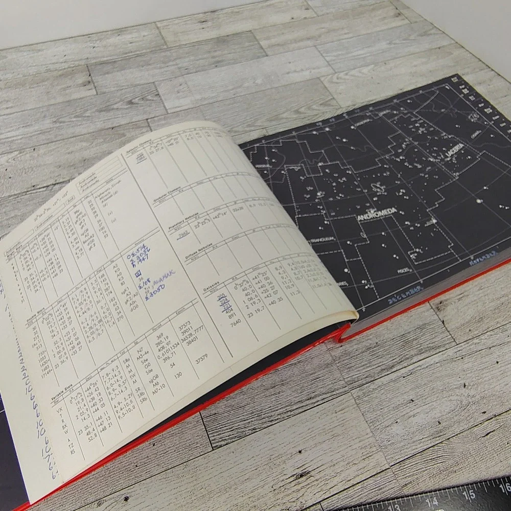 Handbook of the Constellations Astronomy Reference Book Science Guide 1977 3rdEd